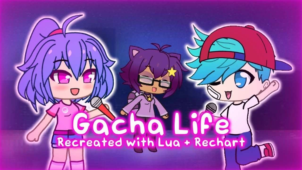 Gacha Life - RECREATED with LUA and RECHARTED! (and BF Gacha skin) - The Gacha Mod (FNF mod)