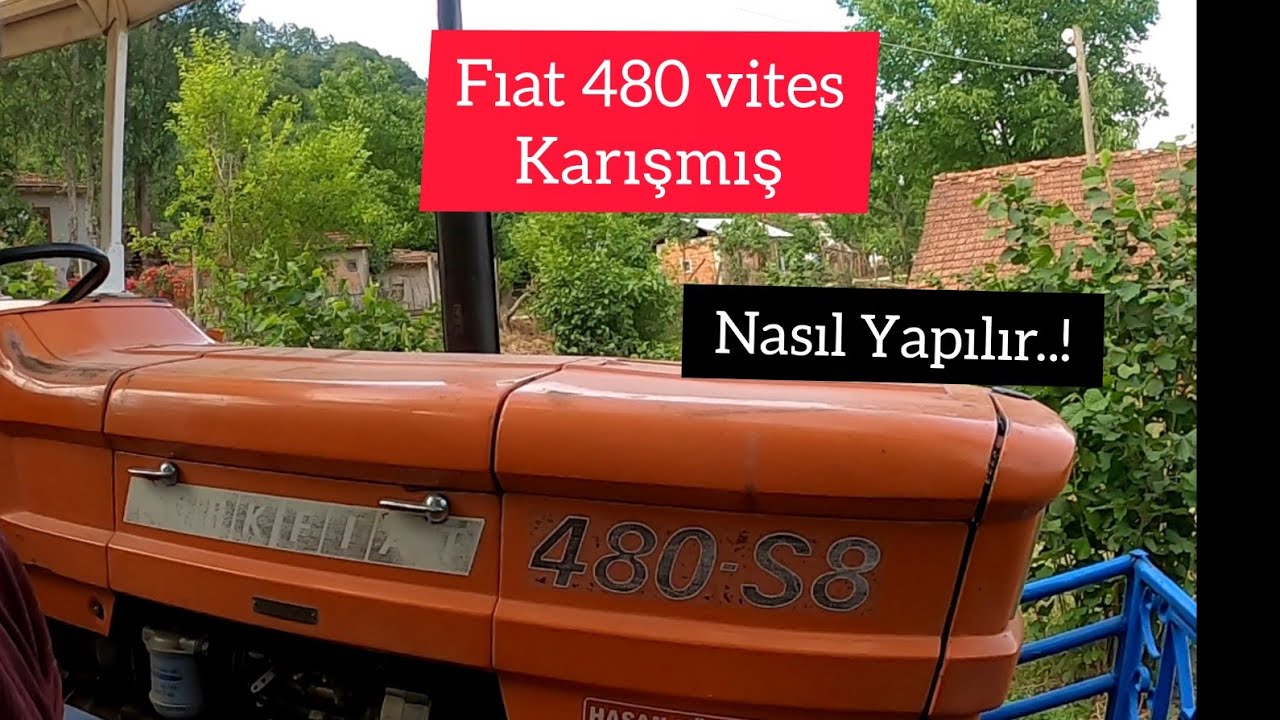 Fiat 480 Трактор ремонт передач перепутал ..!