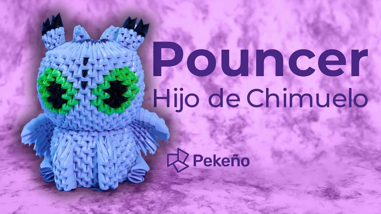 Pouncer (Hijo de Chimuelo) 🐲 3D Origami | Pekeño ♥