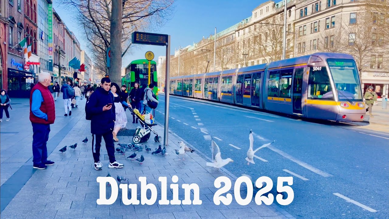 Dublin 🇮🇪, One of the Best Cities in Europe |4k walking Tour of Dublin City Centre,Ireland|UHD 60fps
