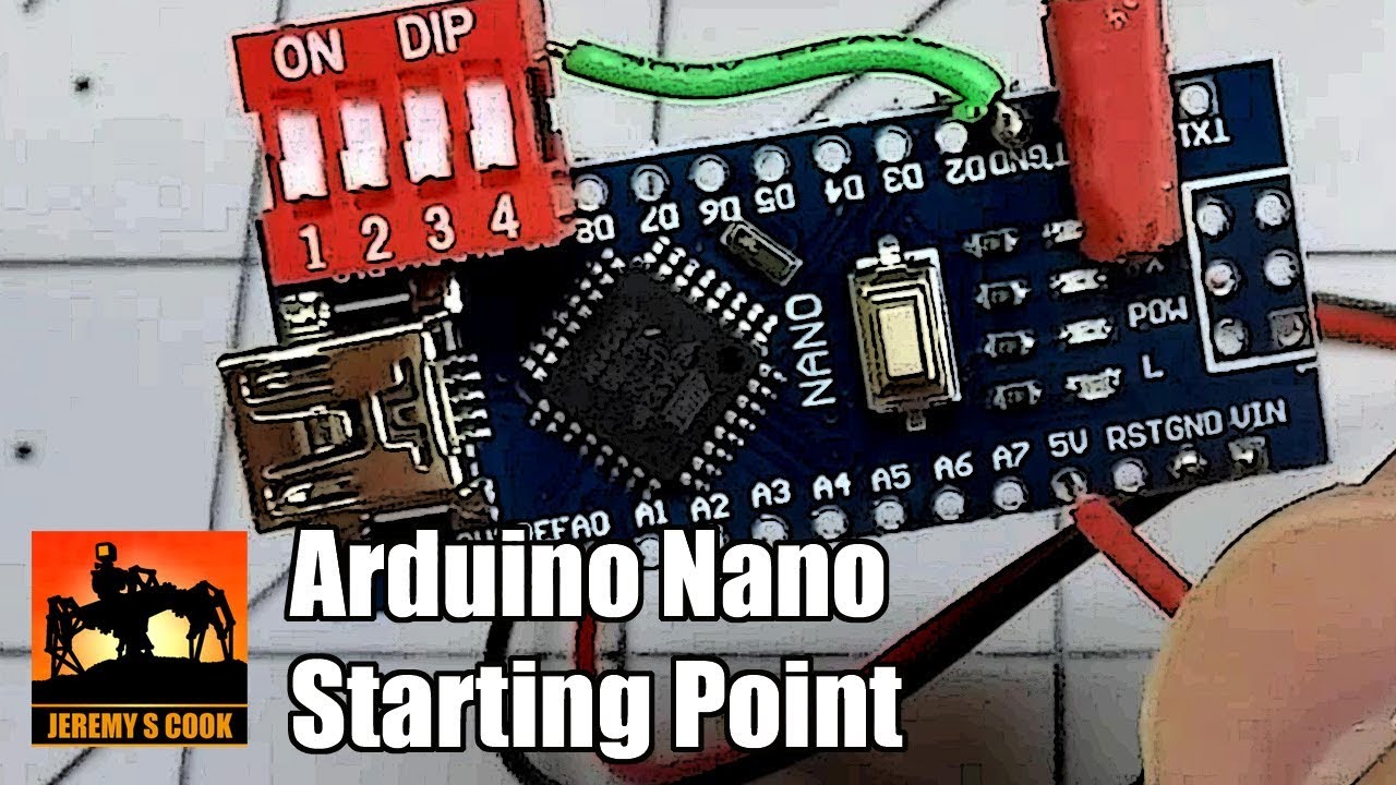 How to Set Up a Compact Arduino Nano (DIP Switches/INPUT_PULLUP)