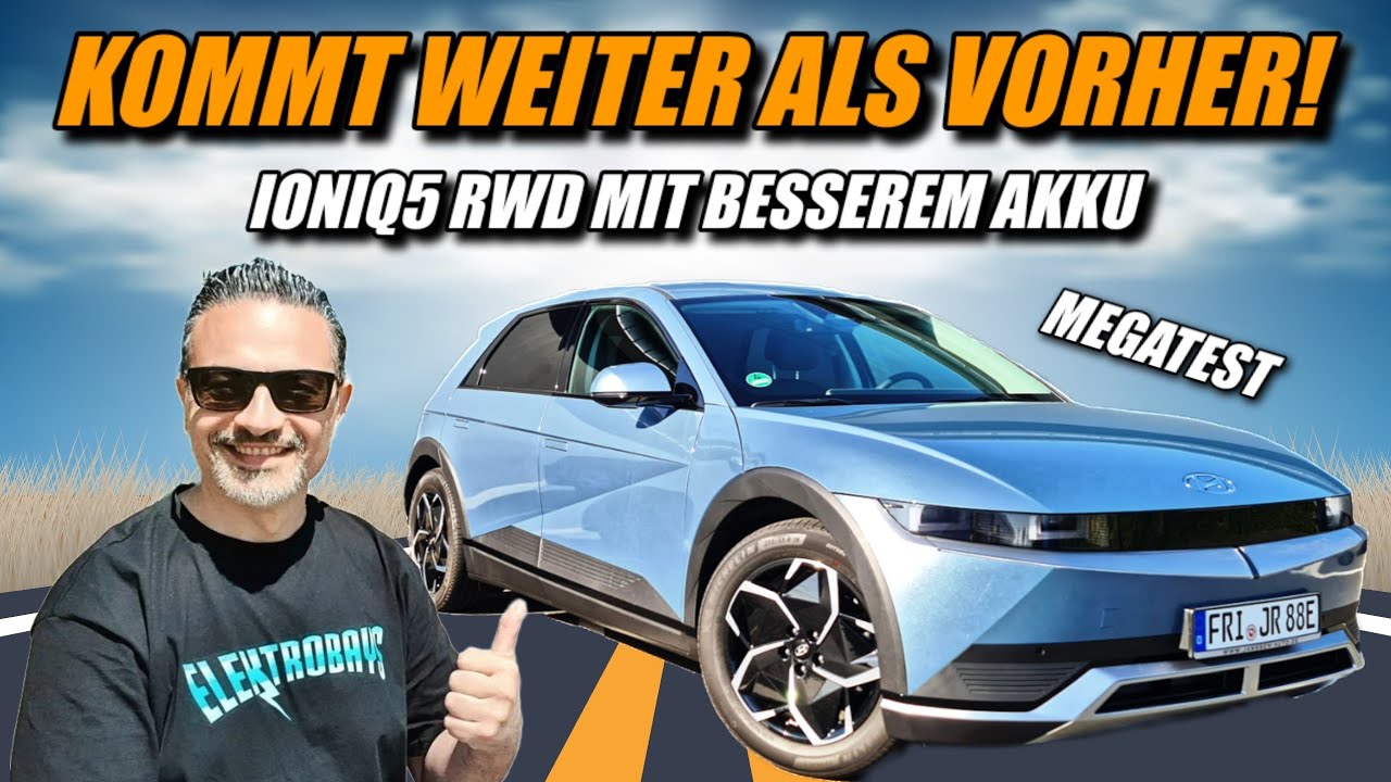Fast so effizient wie ein Tesla MY! Ioniq5 RWD mit neuem 77 kWh Akku im Megatest.