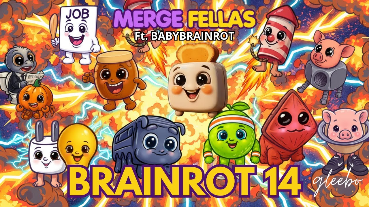 Gleebo - Brainrot Anime Opening Song Pt. 15 (Official MV) ft. BabyBrainrot 1, 2 & 3 MergeFellas