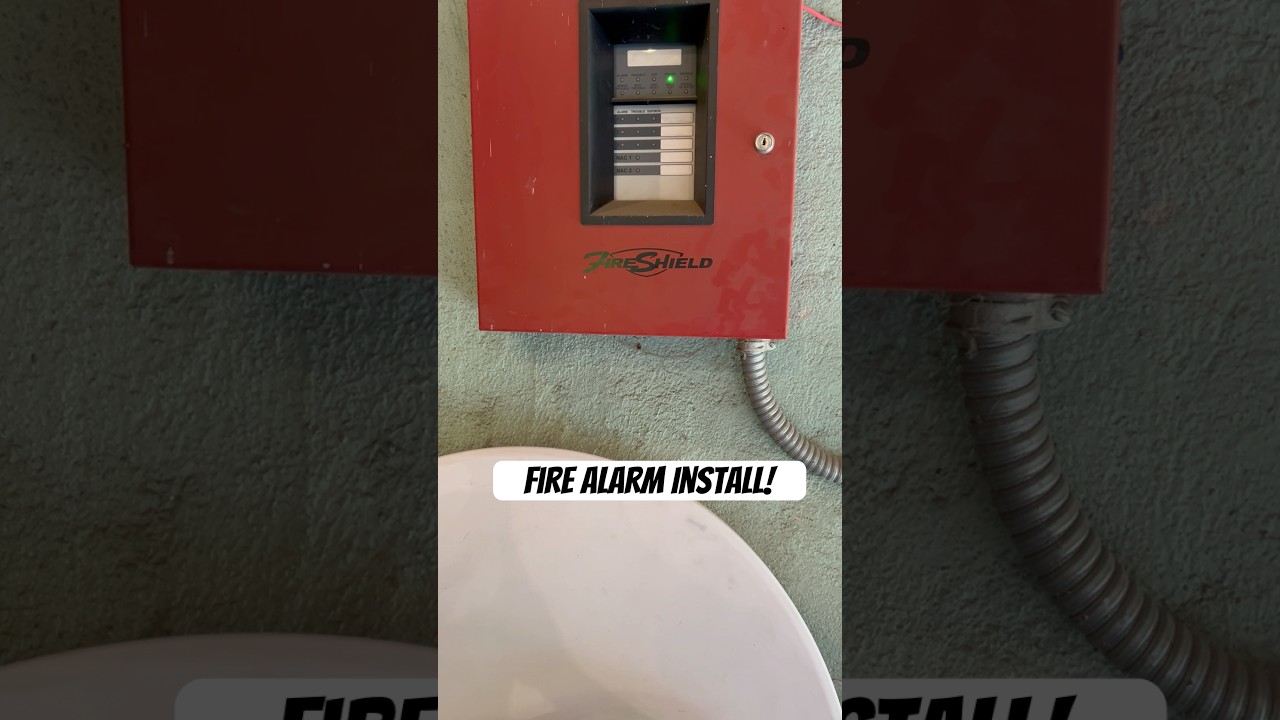 Electricians: Class B Fire Alarm Wiring with Pro Tips!#electrician #electrical