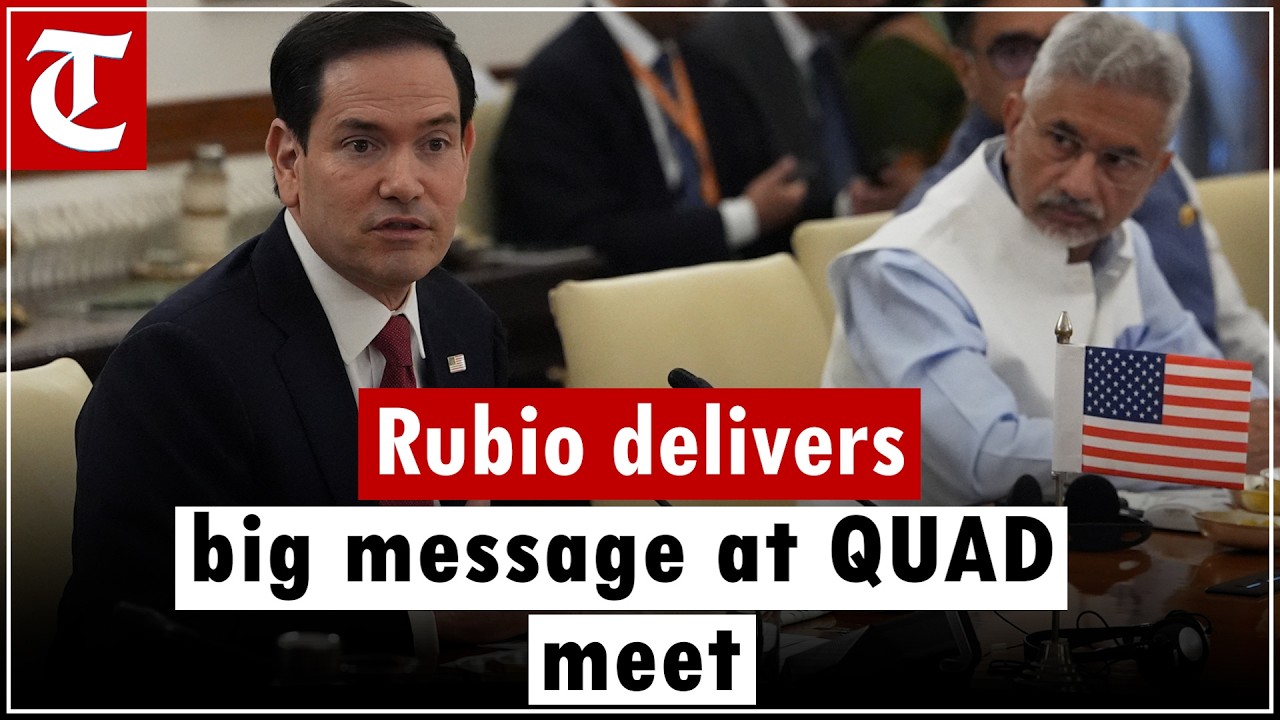 Must Watch: US Secretary of State Marco Rubio&rsquo;s Big Message at QUAD Foreign Ministers&rsquo; Meet in Delhi