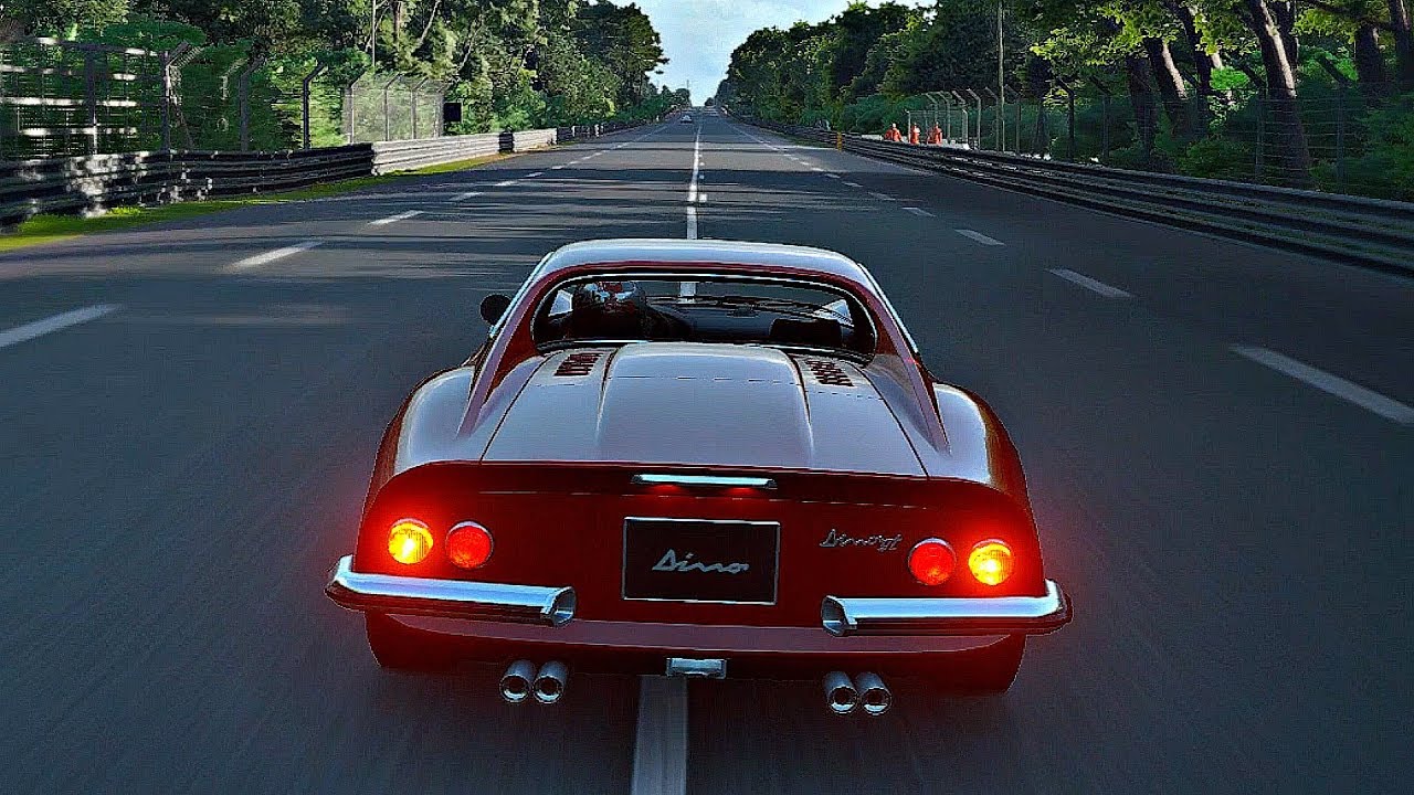 Gran Turismo Sport - Gameplay Ferrari Dino 246 GT @ Le Mans [1080p 60fps]
