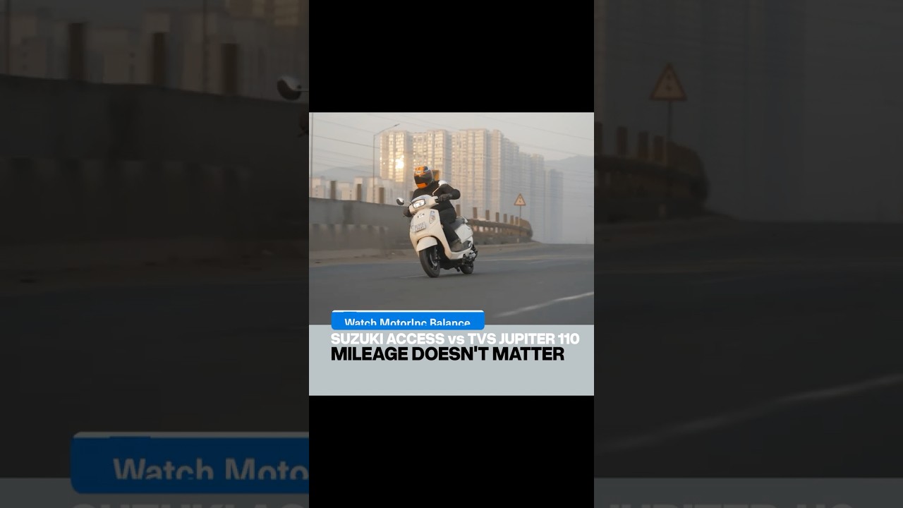 Only on the MotorInc app: Suzuki Access 125 vs TVS Jupiter 110  | #MotorIncBalance