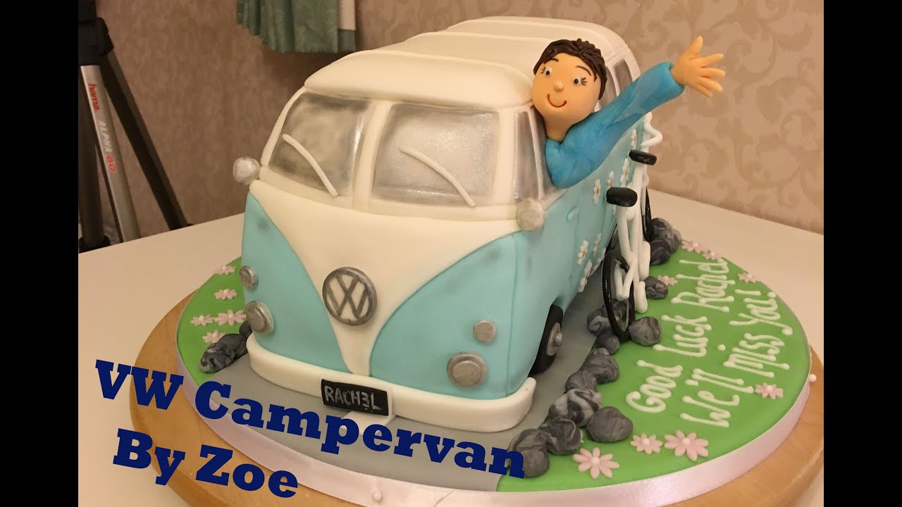 Volkswagen VW Камперван торт с Зоей (номер 2)