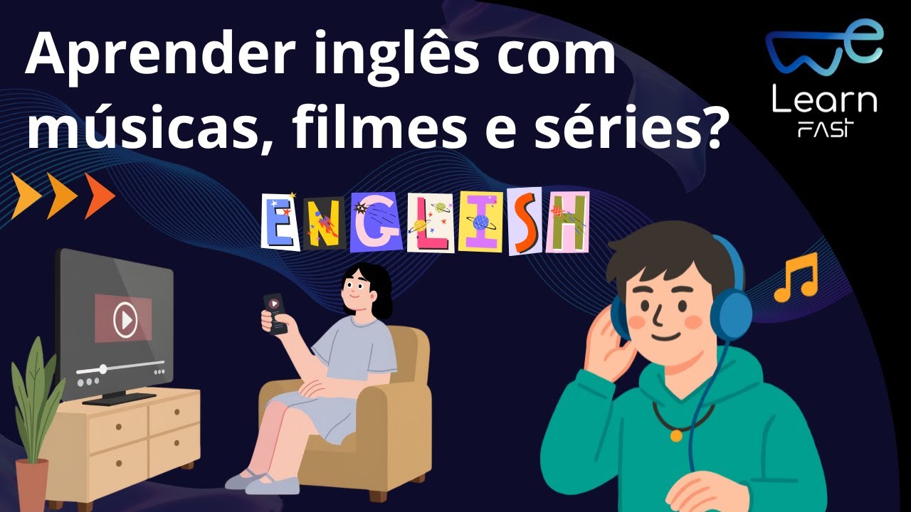 🎧📺 Você consome inglês todo dia… então por que não aprende?