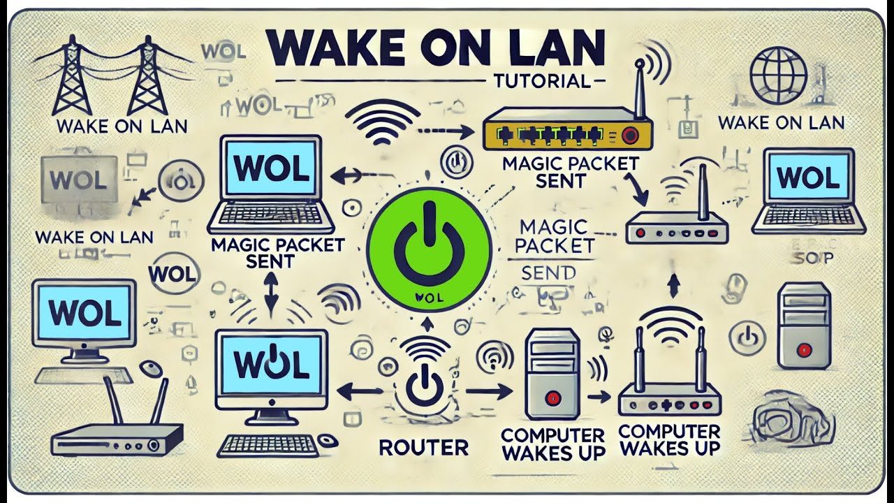 WOL czyli Wake On LAN - jak zdalnie włączać komputery za pomocą programów na Windows, Android itp