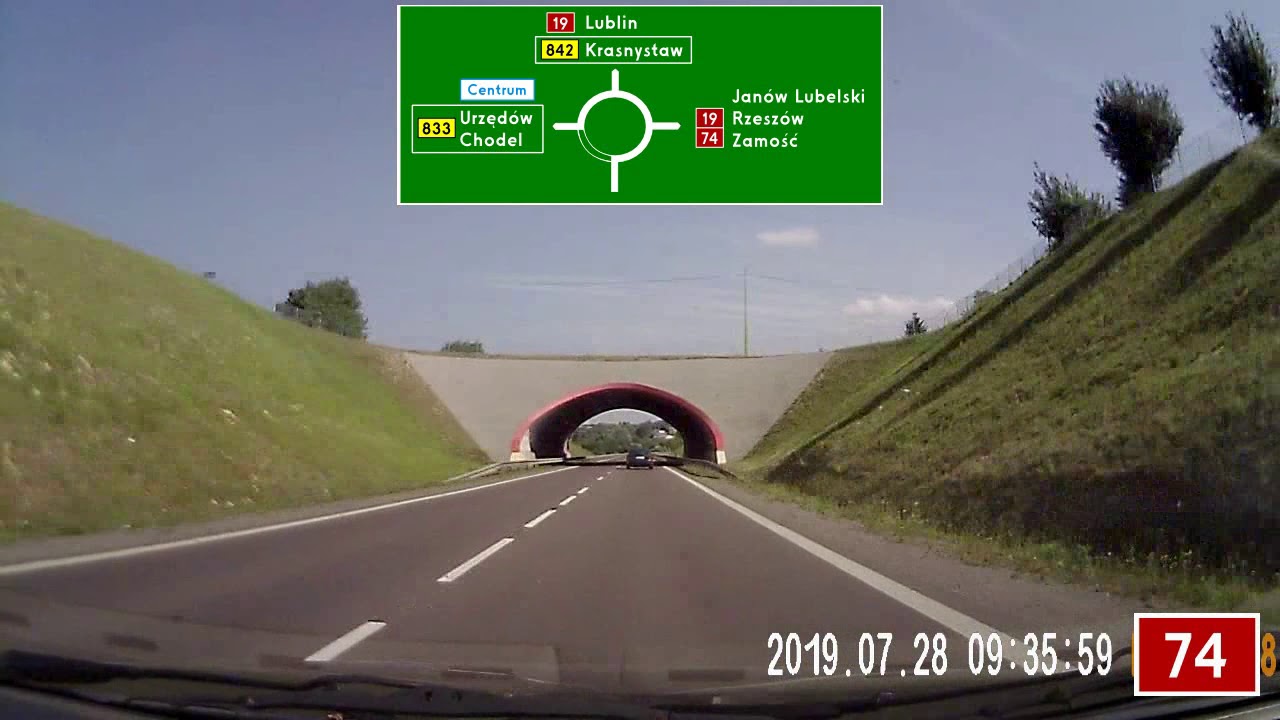 DK74: Ożar&oacute;w - Kraśnik - Frampol