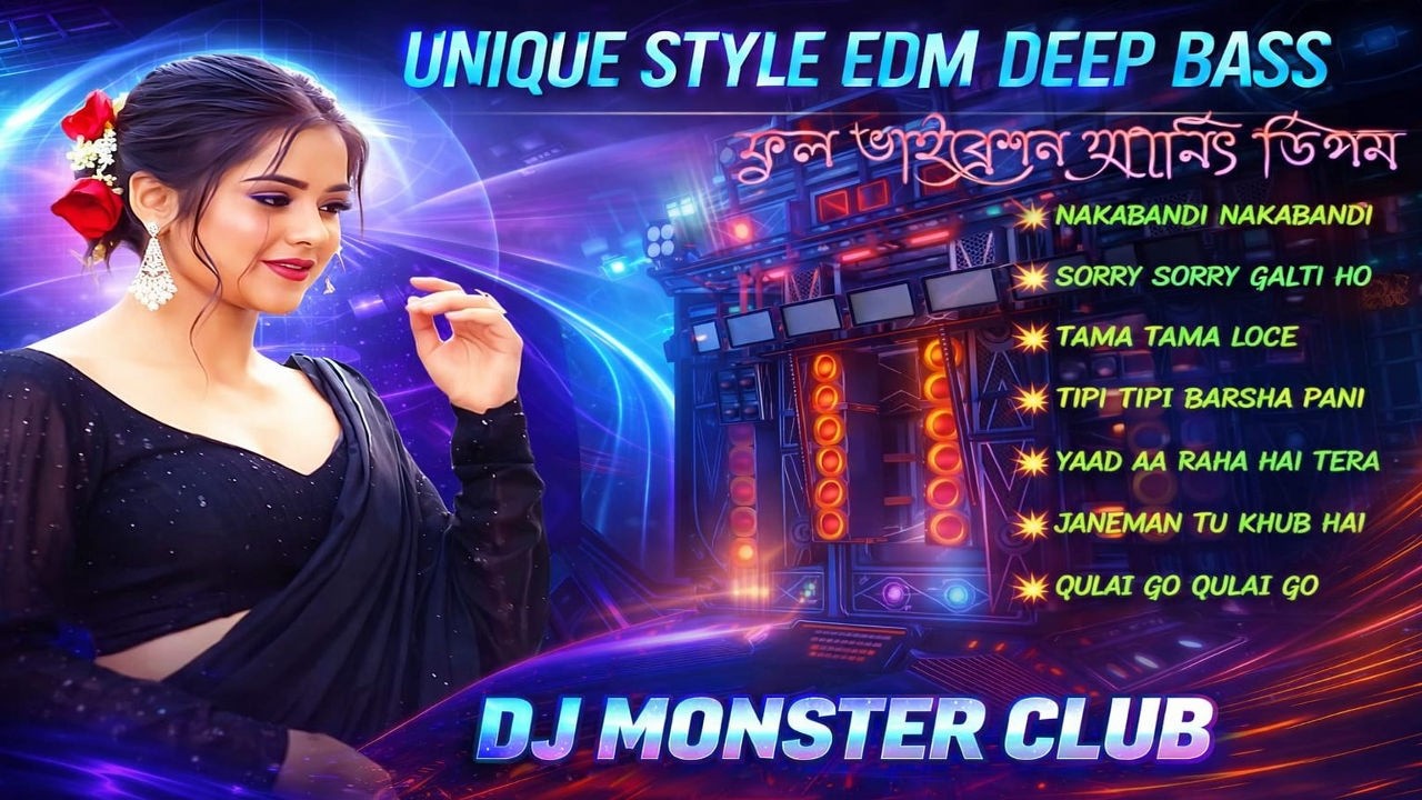 Unique Style EDM Deep Bass | Bollywood & Santali DJ Remix Nonstop | DJ MONSTER CLUB