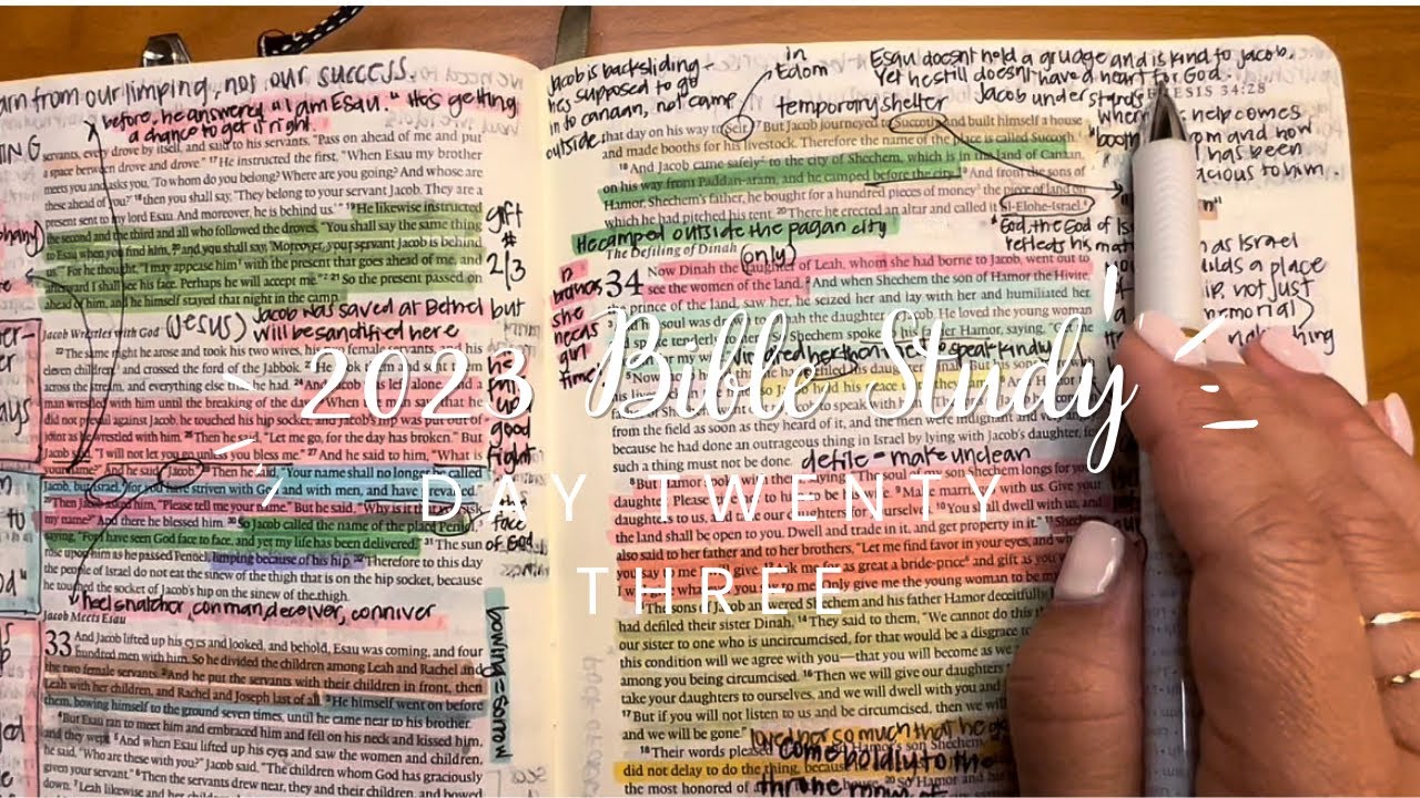Day 23 Genesis 32-34 | Bible study for beginners