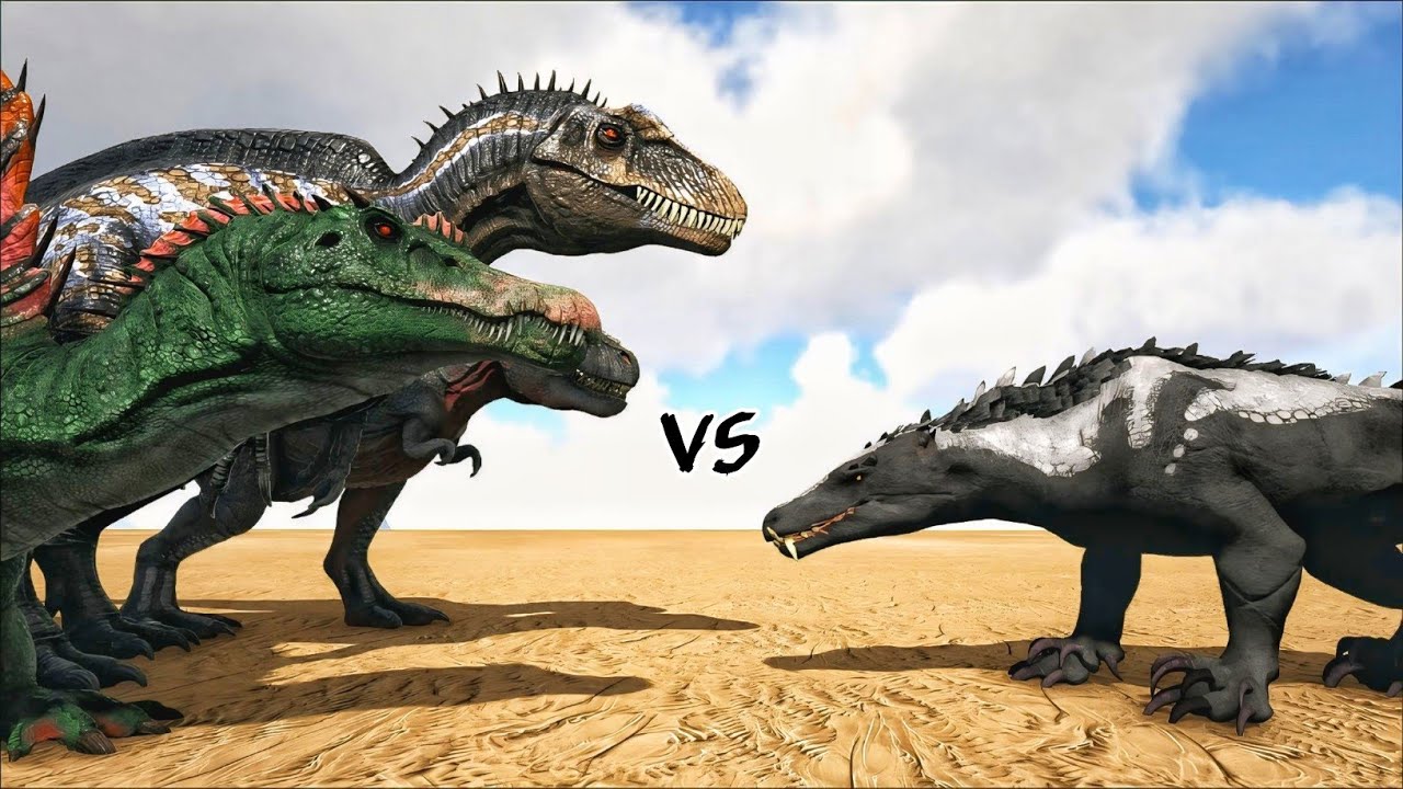 Cadavarex VS Ark Dinosaurus | ARK Dino Battle | DINOWORLD