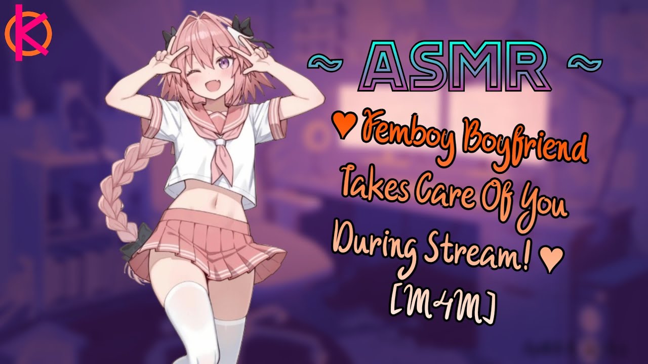 [ASMR] Streamer Femboy Boyfriend Takes Care of You | [Personal Attention] [Headpats] [M4M]