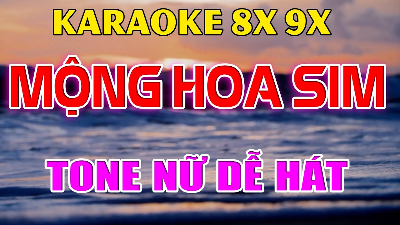 Karaoke Mộng Hoa Sim Nhạc Trẻ RumbaTone Nữ ( Am ) Beat Phối Hay 2026