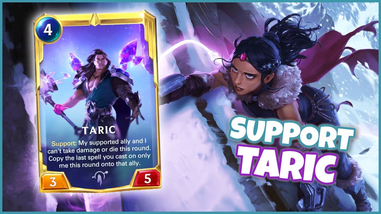 SUPPORT TARIC & FIORA | Targon & Demacia | Legends of Runeterra Targon Deck | LoR
