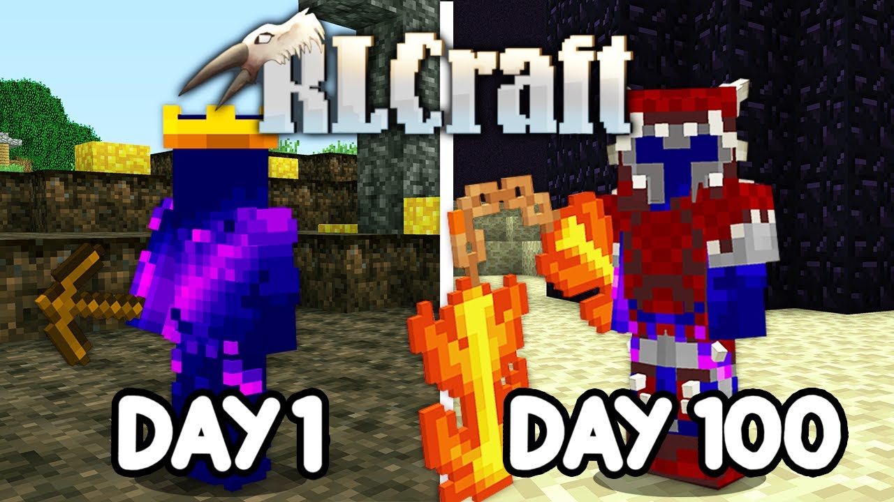 I Survived 100 Days in RLCRAFT