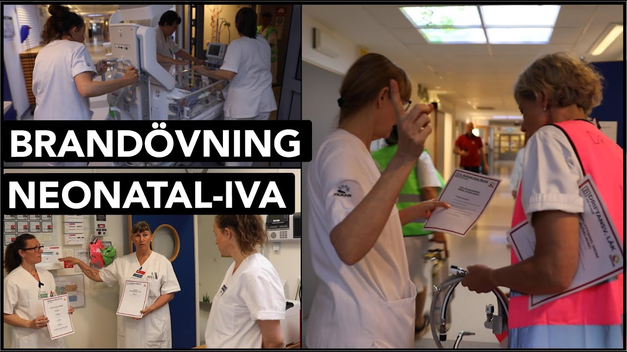 Brandövning Neonatal-IVA, Lund
