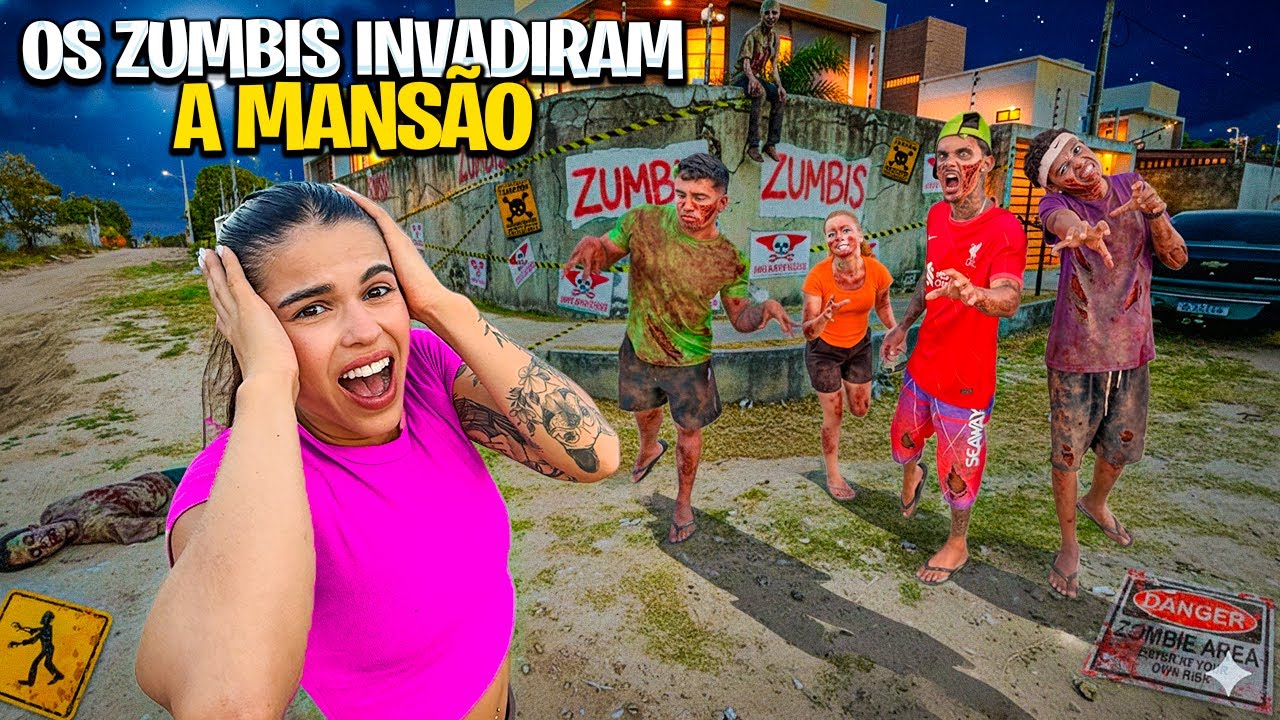 TEVE UM ATAQUE ZUMBI NA MANSÃO *Sobrevivemos?