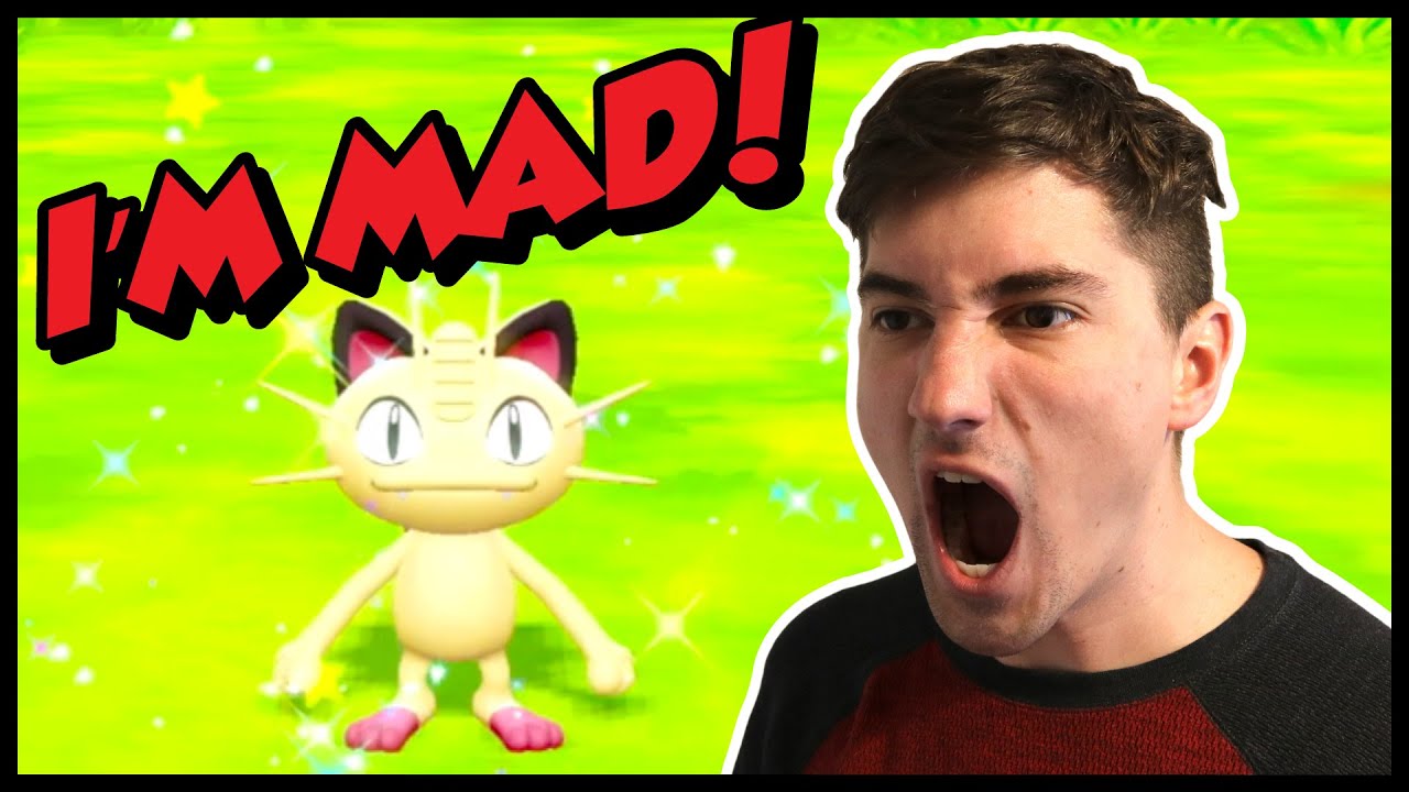 RAGING OVER A SHINY MEOWTH!!! | Let's Go! Shiny Living Dex