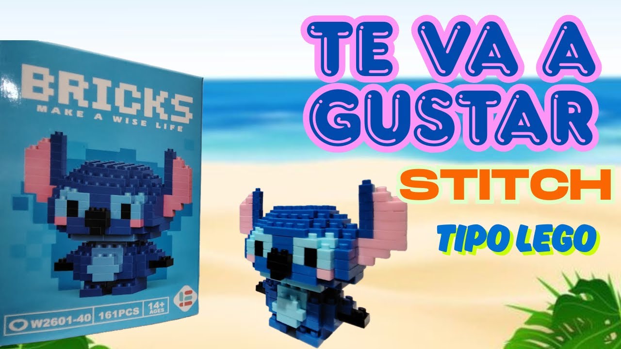 STITCH TIPO LEGO//FIGURA DE BLOCKS