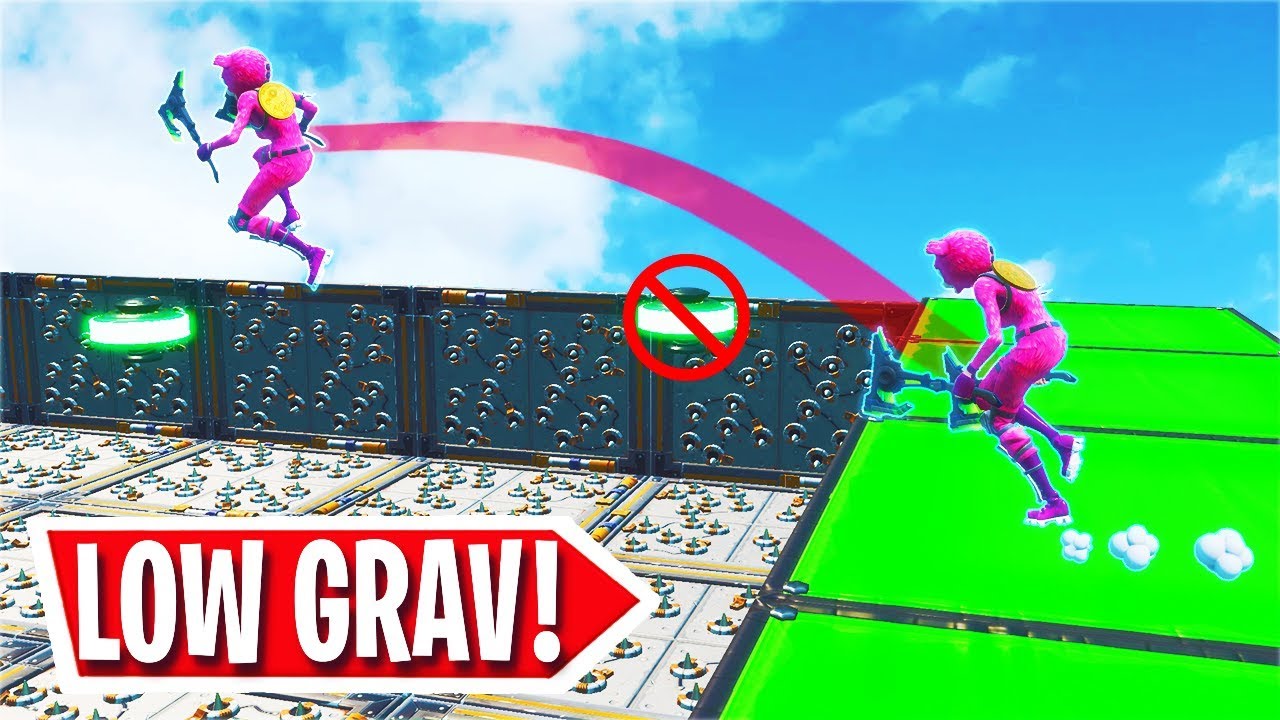 The LOW GRAVITY Deathrun Map 1.0... (Fortnite Creative)