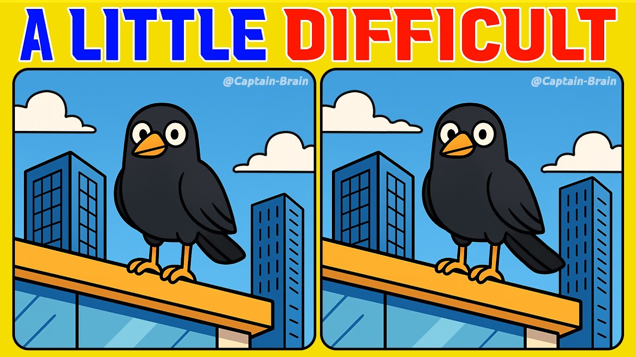 Brain-Boosting Spot the Difference Fun with a Twist (A Bit Tricky)