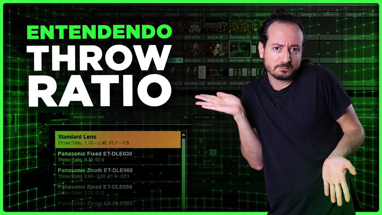Entendendo o Throw Ratio do projetor