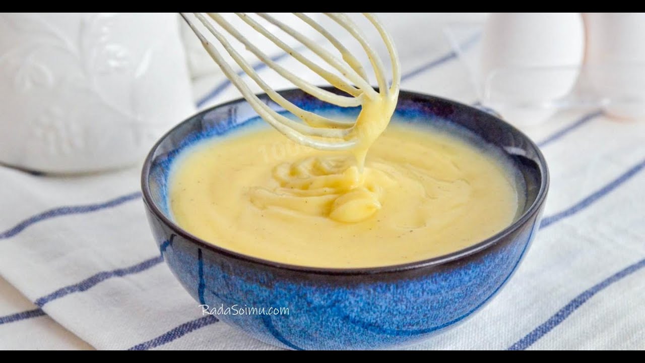 Cea mai simplă cremă fiartă pentru chifle & croissante