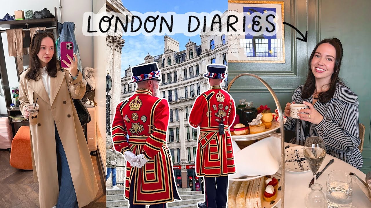The London Diaries 🇬🇧 Afternoon tea, crazy pub experience + 5 minute makeup routine on the go ✨