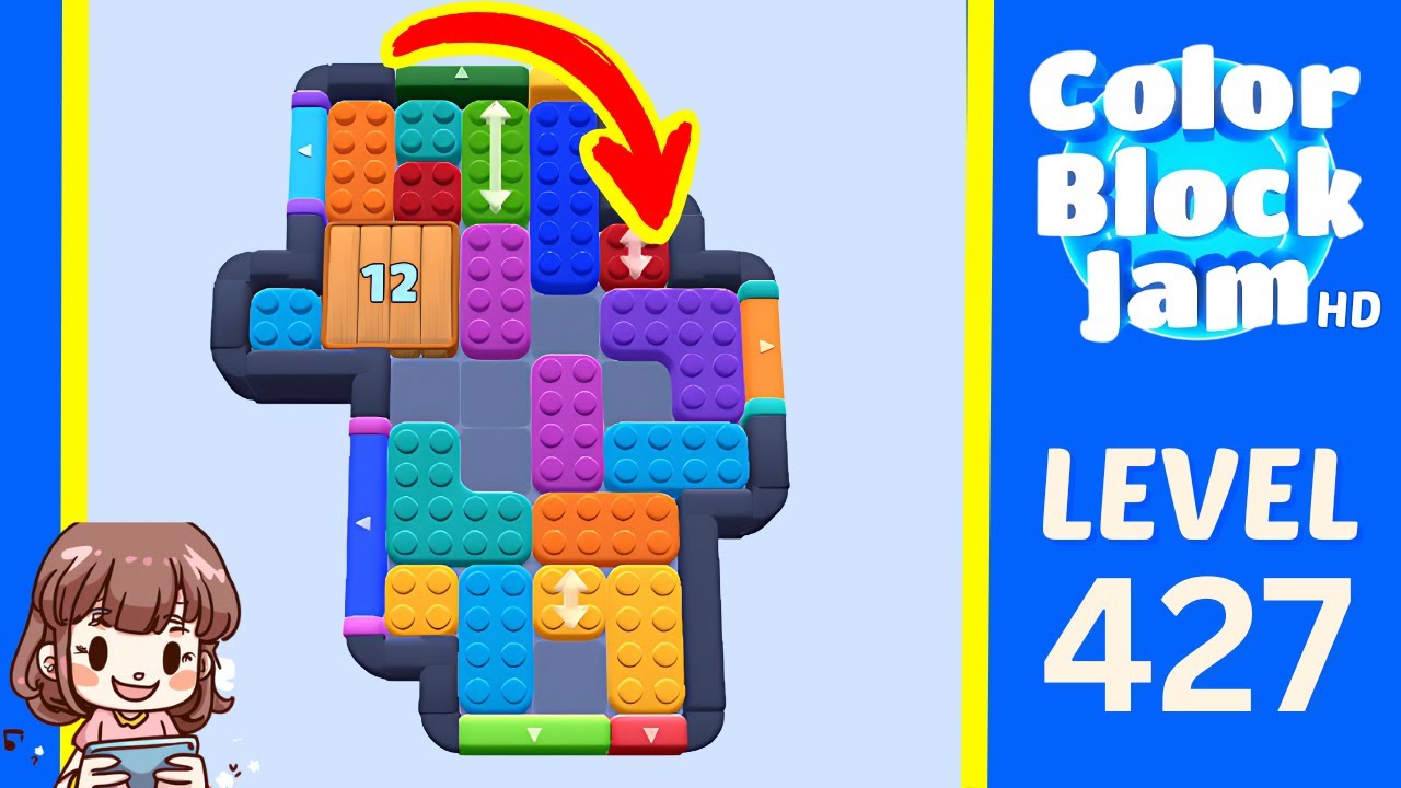 Color Block Jam Level 427 Solution Walkthrough