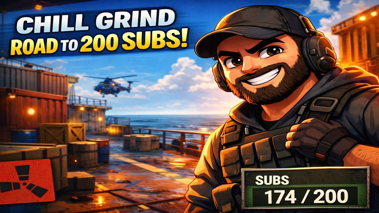 Rust Chill Grind Road To 200 Subs #Rust #PVP #Ruztie