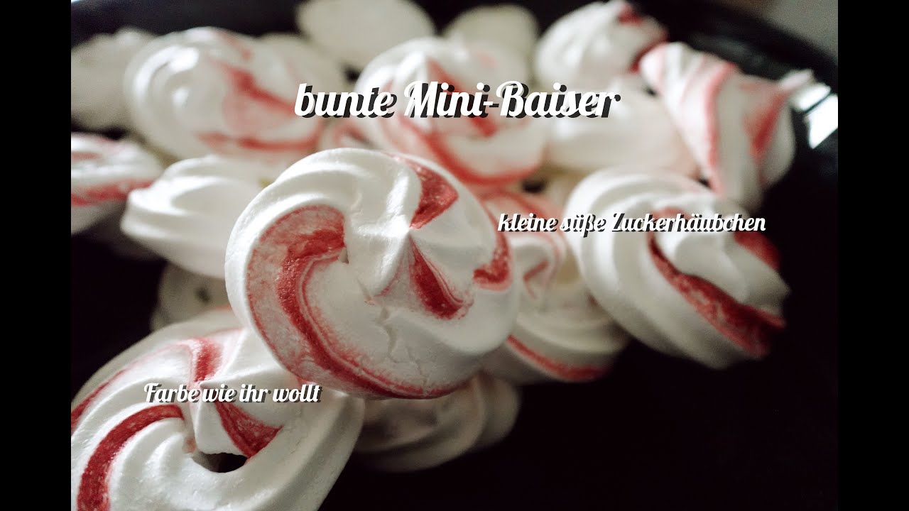 bunte Mini-Baiser