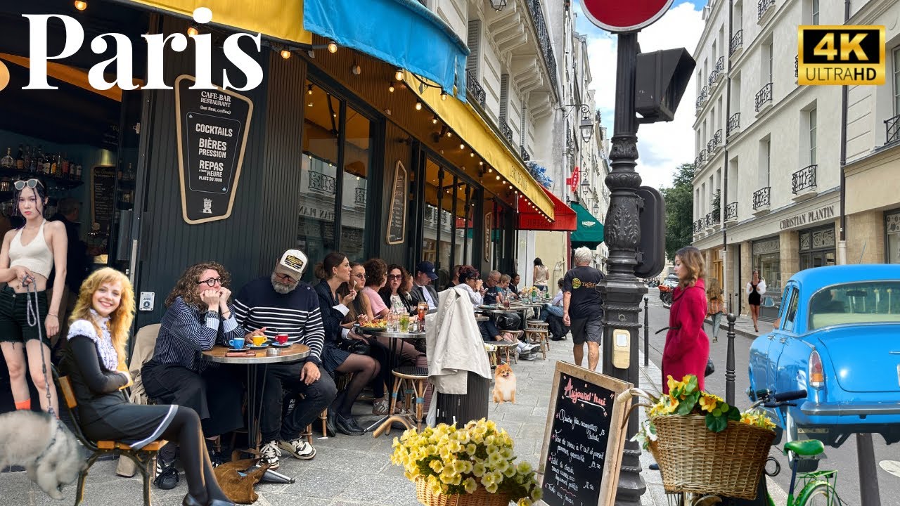 5 June 2026 PARIS 🇫🇷 FRANCE CITY WALK PARIS JUNE HIDDEN STREETS WALK 🍽️🥐🍟AFTERNOON TOUR 