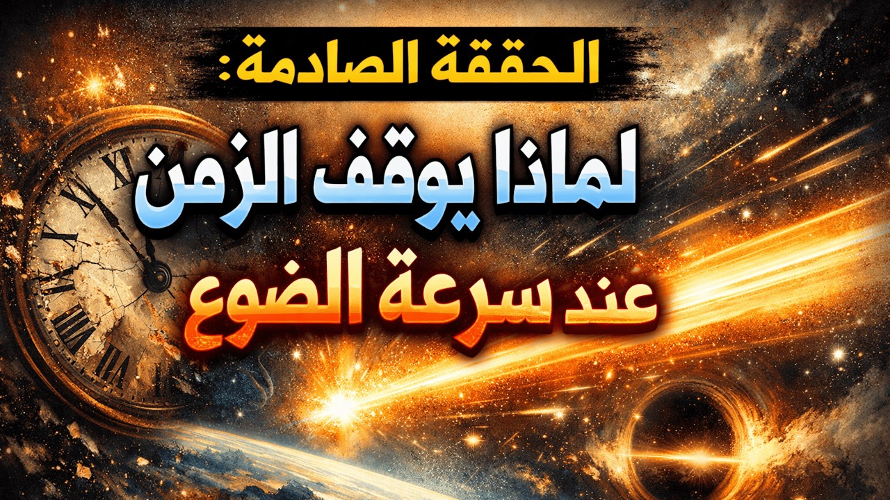 الحقيقة الصادمة: لماذا يتوقف الزمن عند سرعة الضوء