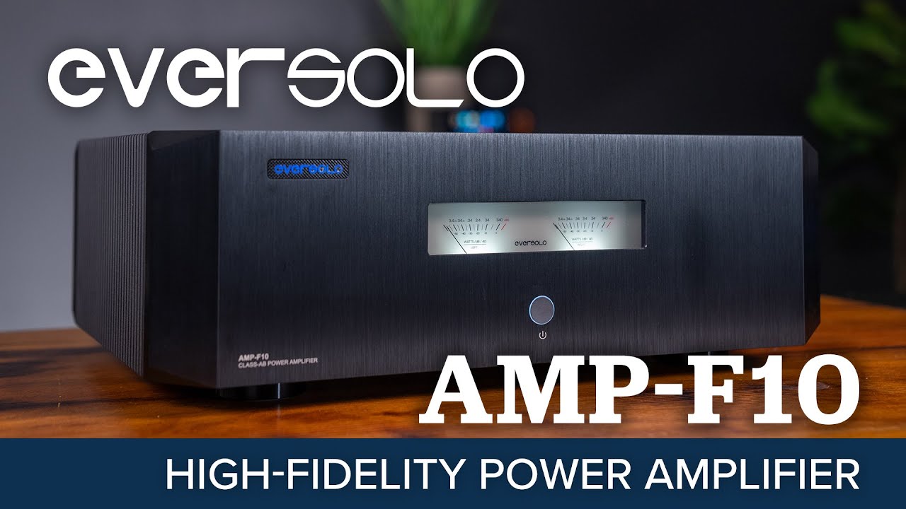 FIRST LOOK! Eversolo AMP-F10 Class A/B Stereo Power Amplifier | Perfect Match for A10 Streamer?! 🤔