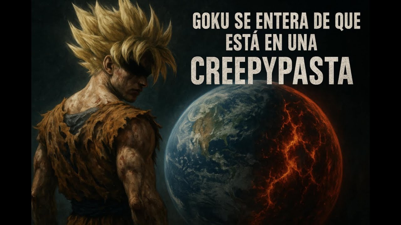 Creepypasta de Dragon Ball- Goku se da cuenta de que esta en una Creepypasta