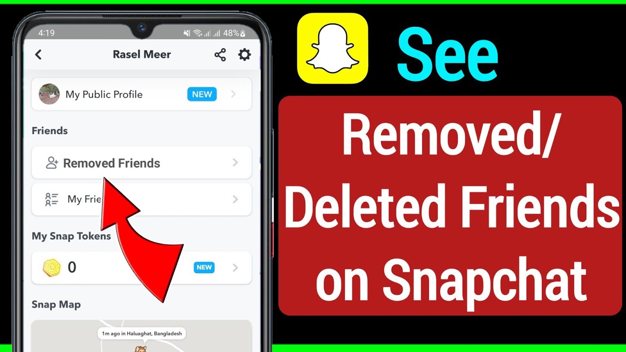 How To See Removed / Deleted Friends On Snapchat - 2022 | Find Deleted Friends on Snapchat