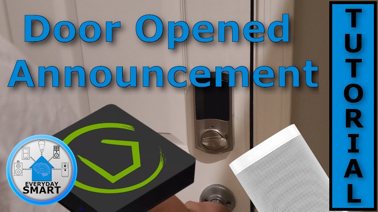 Voice Announcement TTS when Door is Opened Hubitat Tutorial