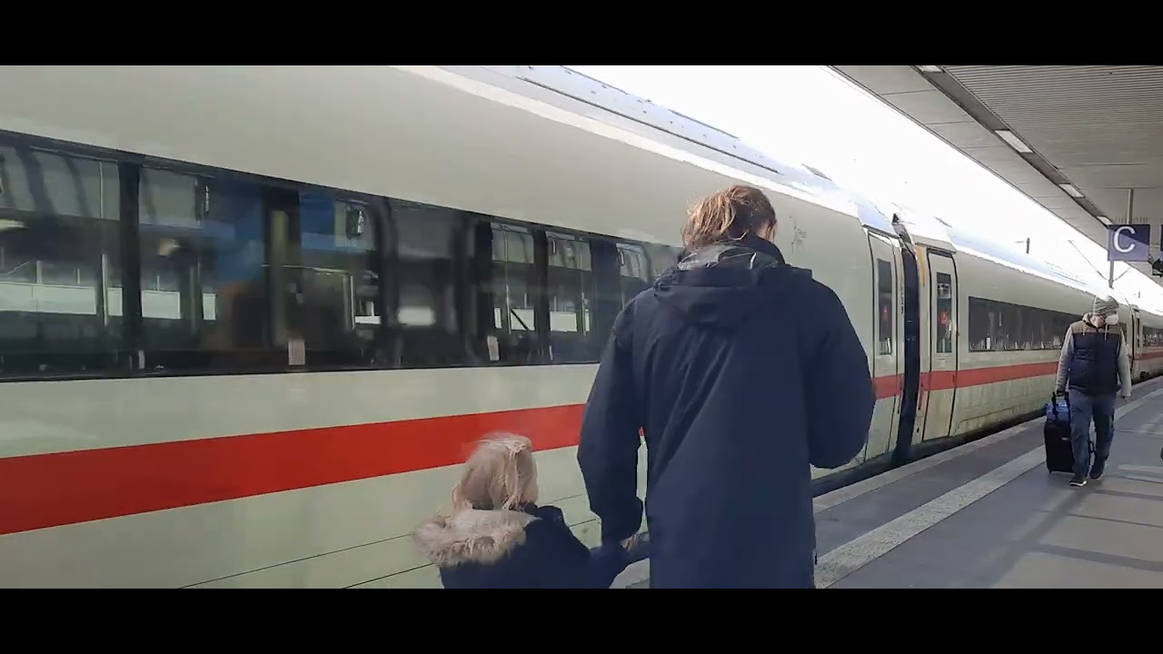 Walking Through Hannover Central Train Station