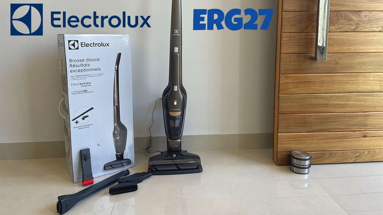 Aspirador de Pó Vertical 18V Ergorapido Electrolux sem Fio LED (ERG27) Resenha