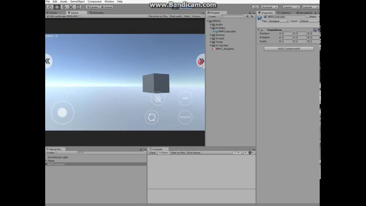 MFPC - Mobile First Person Controller [Unity3d]