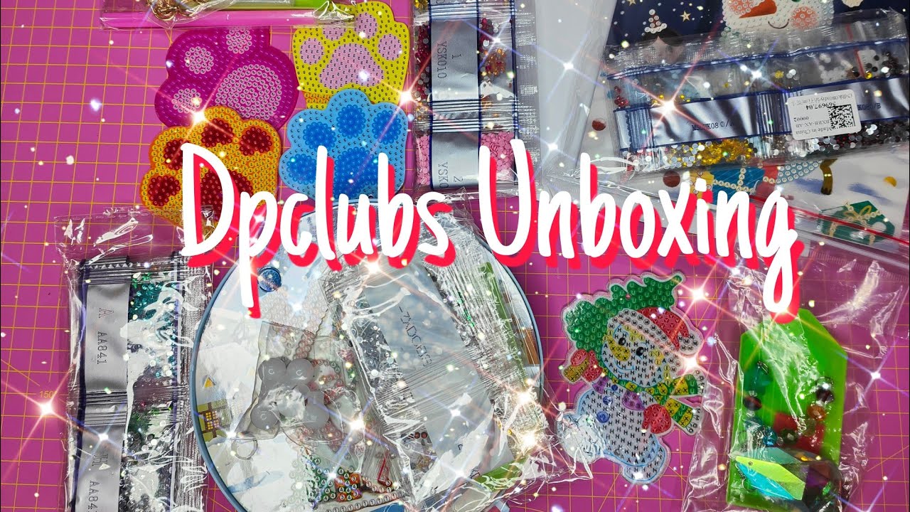 HAUL/Unboxing Dpclubs ! So schöne Diamond Painting Sachen...❤