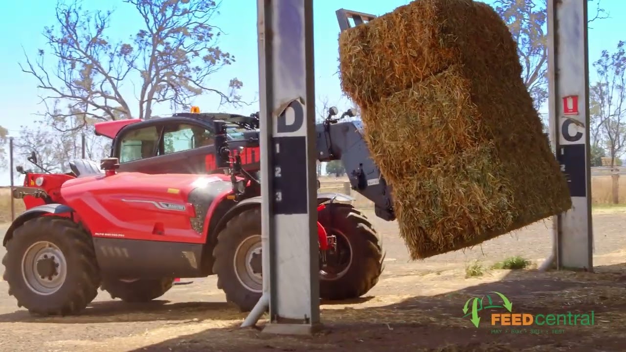 Hay Safety with Manitou Telehandler and Feed Central