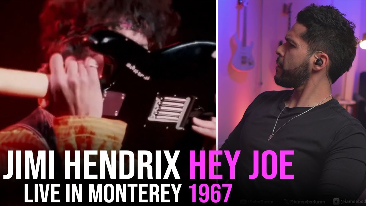 Jimi Hendrix with a TEETH SOLO? Hey Joe Live in Monterey (Reaction!)