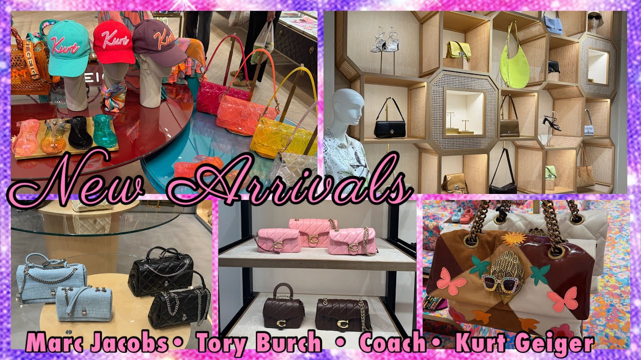 Новые поступления сумок | Покупки в честь дня рождения! Coach, Tory Burch, Marc Jacobs и Kurt Gei...