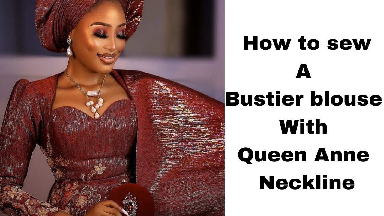 How to sew the elegant queen anne neckline