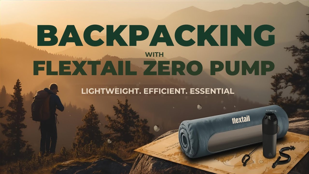 ⁠Backpacking Sleeping Pad Pump: The Flextail Zero