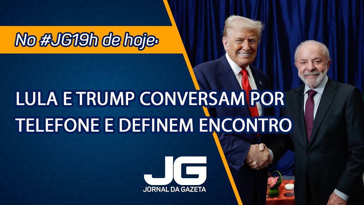 Lula e Trump conversam por telefone e definem encontro &ndash; Jornal da Gazeta &ndash;26/01/2026